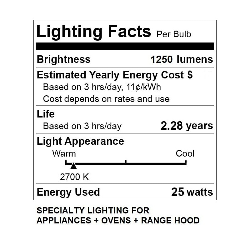 10 Pack-G8 25W 120V Halogen Specialty Lighting Light Bulbs JCD