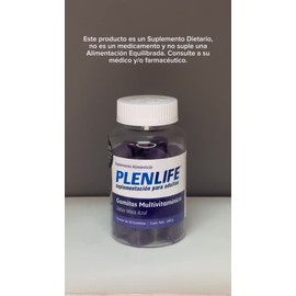 Gomitas Multivitamínico Adulto Plenlife 240g Dif. Sabor Sabor Mora azul