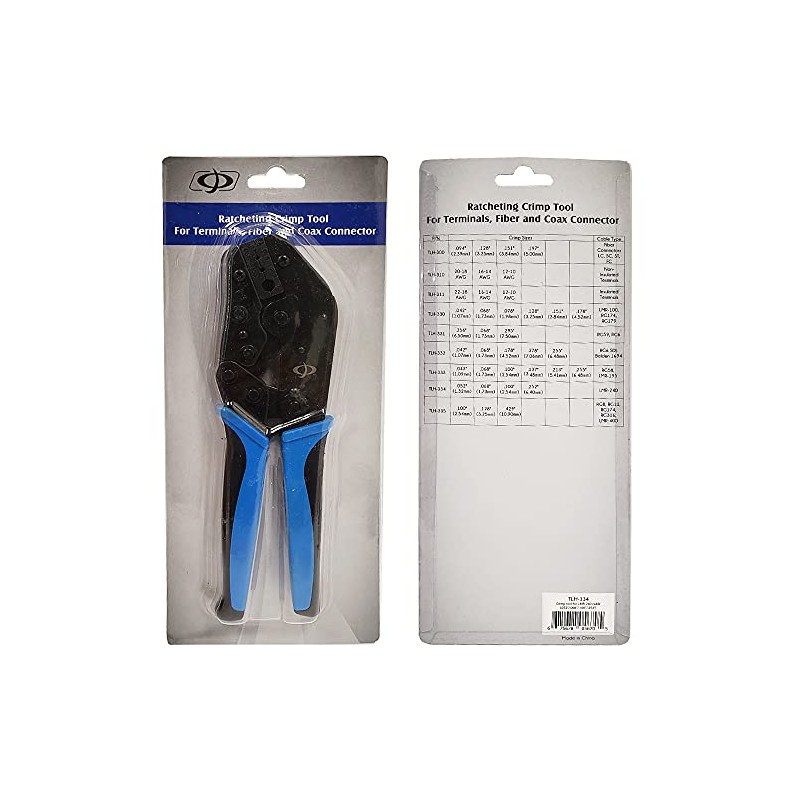 Professional Ratcheting Crimp Tool for LMR-240 Cable (.052â€ /.068â€ /.100â€