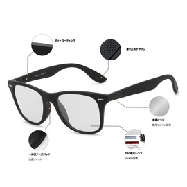 FEISEDY B1391 Men's Sunglasses, UV400, UV Protection, TAC Polarized Lens, For Driving, Fishing, Unisex, dimmable gray
