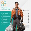 PlasticMill Contractor Bags Heavy Duty - Commercial, Industrial Garbage Bags