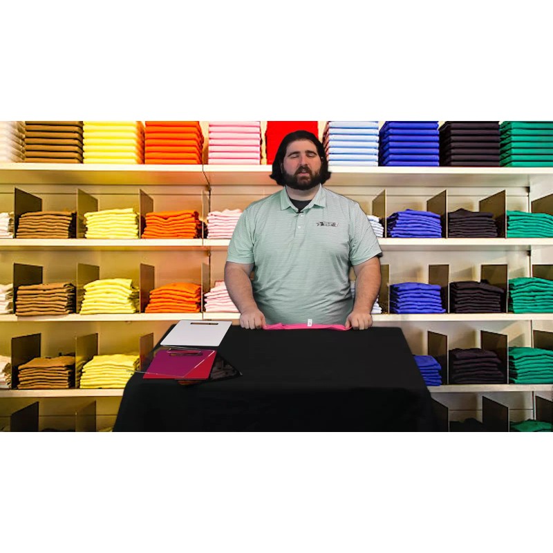 Marketing Holders Shirt Folding Boards Red Acrylic 10"W x 12"H