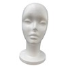 Harilla Schaufensterpuppenkopf-Modellständer, tragbarer Perückenständer, Haarständer, für Brillen, Schals, Hüte, Tabletop