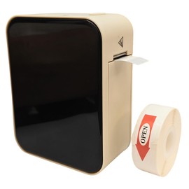 Binkuci P1 Label Maker Machine, Mini Bluetooth Label Printer, Phone Handheld Thermal Sticker，Multiple Icon Font Templates，Easy to Use for Office Home