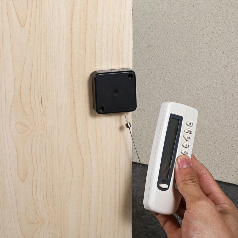 Retractable Remote Control Tether Remote Control Security Lanyard Lock with
