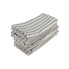 INFEI Broad Striped Cotton Blended Dinner Cloth Napkins - Set