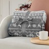 Velosso Chunky Scandi Nordic Hygge Winter Warm Reversible Sherpa Thick