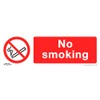 Prohibition Safety Sign - No Smoking - Rigid Plastic