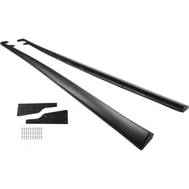Kojem Side Skirts Extension Compatible with 2005-2013 Corvette C6 ZR1 Style Base Convertible 2-Door (05-13 Base Models) Painted Matte Black with Mud Flaps Rocker Panels Guard Body Kit Replacement