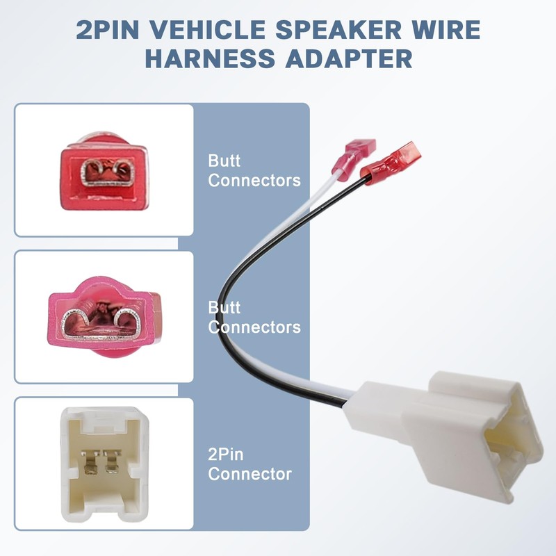 Fiegromech Speaker Wire Harness Compatible with Nissan Altima Frontier Murano