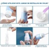 Botella de Viaje de Silicona, Kit de Botellas de Viaje,