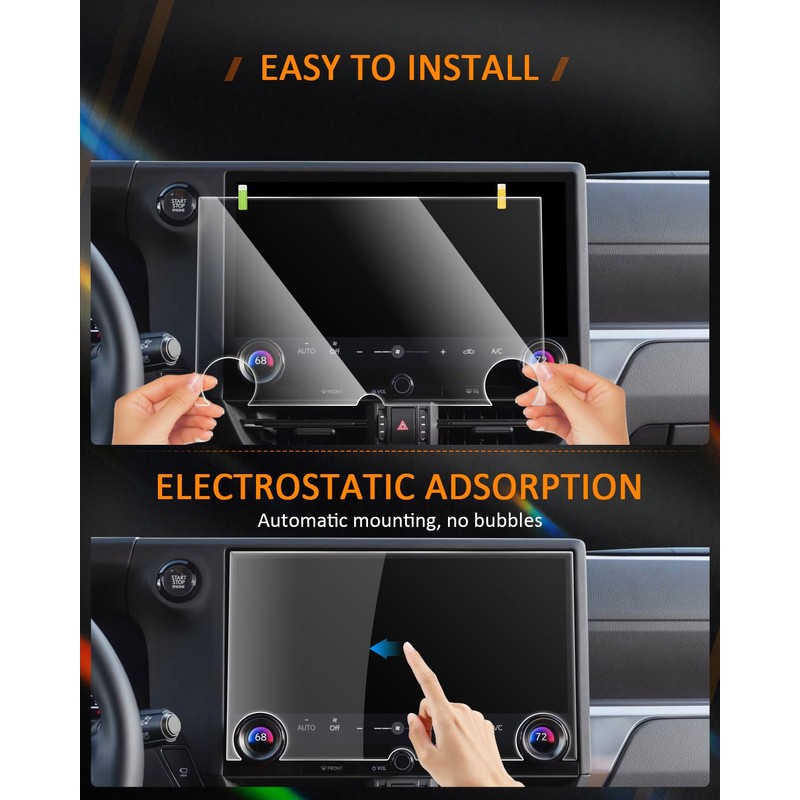 CDEFG Tempered Glass for 2024 2025 Lexus GX 550 Screen