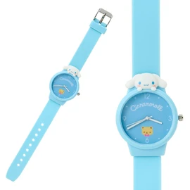 Sanrio 639141 Cinnamoroll Watch with Mascot, LCD Protection Film: PVC, Back Cover Protection Film: PET, Case: PS, ABS