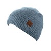 C.C Gorro unisex de color sólido cálido con diseño de