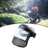 Milageto Trimmer Face Shield Work Equipment Multifunctional Mowers Mask Full