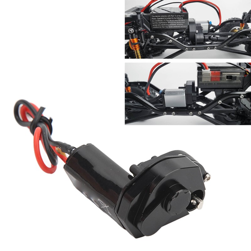 RC Gear Box with 050 66T Brushed Motor 7.4V Efficient