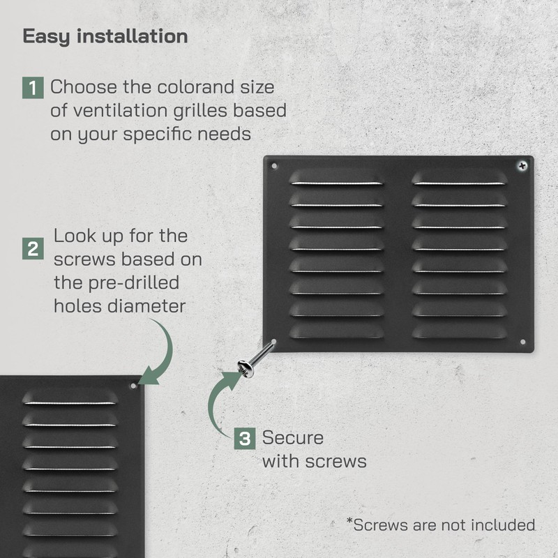 Vent Systems 260 x 190 mm / 10" x 8"