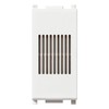VIMAR 14370.SR Plana Ringtone / Buzzer, Adjustable Function by Removing and Turning the Lid by 180°, Power Supply 12 V ~ (SELV) 50-60 Hz, White