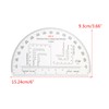 MONOJLY Protractor Military Protractor Coordinate Scale for Topographical Map Reading