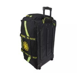 Lightning X Premium Rolling Firefighter Turnout Bunker Gear Bag w/ Wheels, Black