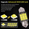 SOCAL-LED LIGHTING 31mm Festoon LED Bulb Canbus Super Bright 3030