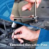 Broken Bolt Extractor, 25 PCS Drill Bit Extractor Set,Easy Out