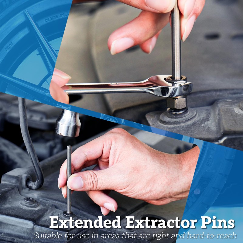 Broken Bolt Extractor, 25 PCS Drill Bit Extractor Set,Easy Out