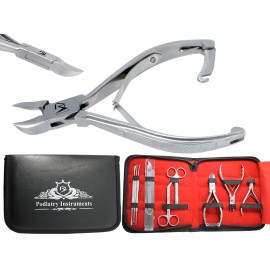 Kit profesional de limas de uñas para cortador de uñas encarnadas quiropodia podología conjunto de 10 piezas