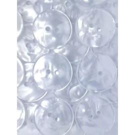 Unbranded SIZE 30L - 3/4", MOTHER OF PEARL BUTTON, LIGHT BLUE, 1 DOZEN, SHINY FINISH