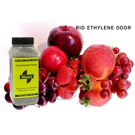 SMELLEZE Natural Ethylene Gas Absorbent Granules - 1 mm: 2 lb. Bottle