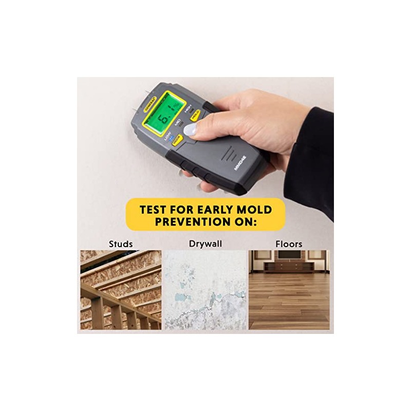 Digital Moisture Meter - Water Leak Detector with LCD Display