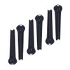 GT BRIDGE PINS-BLK/WH-SET/6 -BP6BK