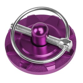 Auto Dynasty Universal CNC Aluminum Track Racing Hood Pins Lock Latch Kit, Pack of 2, Purple