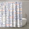 Science Shower Curtain Funny Math Geometric Equation Theme Cloth Fabric