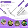 HLWDFLZ Purple Garden Tool Set Gardening Items for Women -