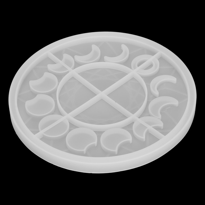 Moon Phase Tray Mold Lunar Eclipse Crescent Epoxy Resin Casting