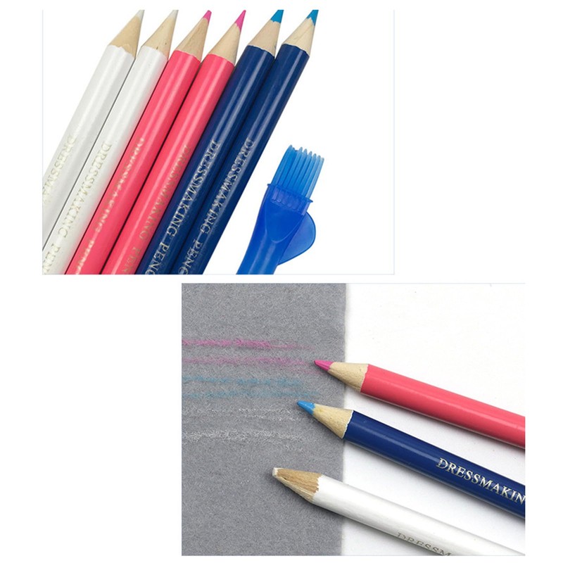 6 Pieces Sewing Marker Pens, Erasable Fabric Pens for Tailor