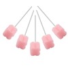 (250 PCS) JIESI Sterile Sponge Mouth Swabs(Pink)
