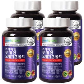 Nutri-D Day Premium Lutein Omega-3 Gold, 90 tablets, 4 units / 뉴트리디데이 프리미엄 루테인 오메가3 골드, 90정, 4개