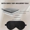 LaCourse 100% Grade 6A Mulberry Silk Sleep Eye Mask for