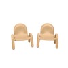 Angeles Baseline 7" Child Chair, Tan, 2 Pack, Stackable Ergonomic