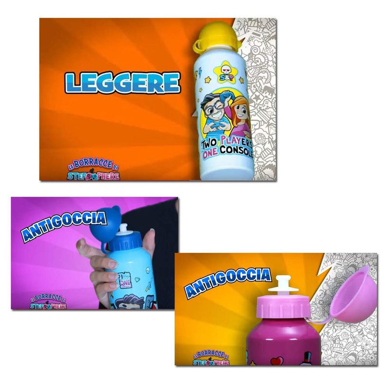 Sbabam - Water Bottle Yellow Two Players One Console Stef