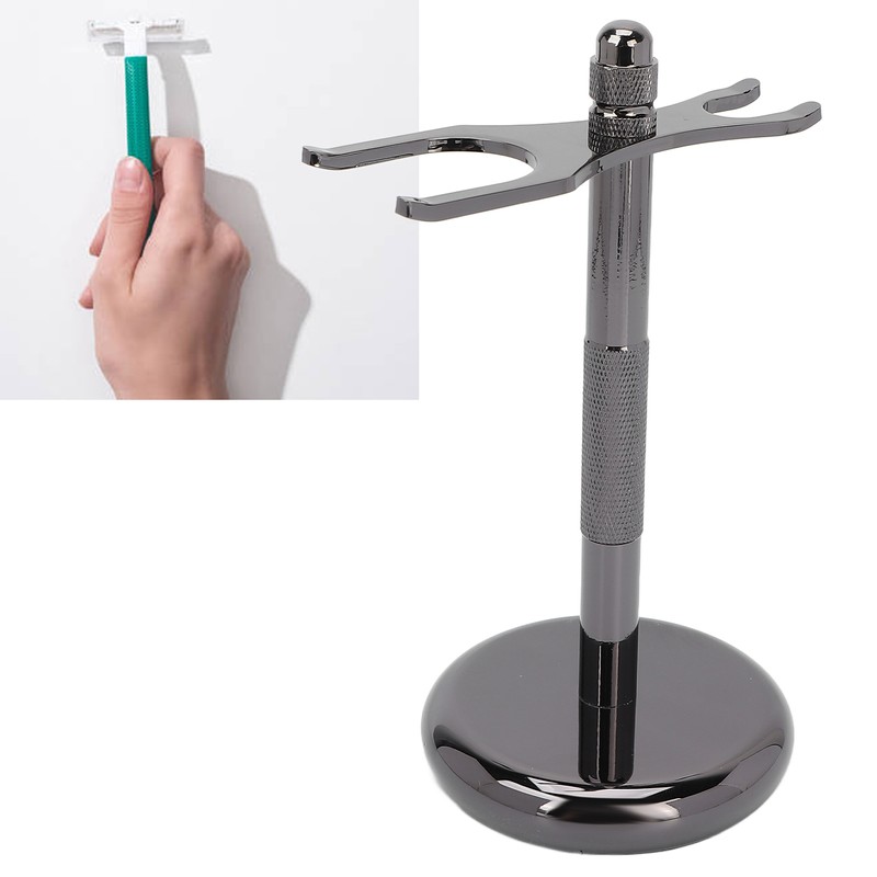 Stainless Steel Safety Razor Stand Falling Prevention Shaver Stand Bracket