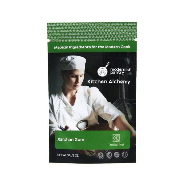 Pure Xanthan Gum ❤ Gluten-Free ☮ Vegan ✡ OU Kosher Certified - 50g/2oz