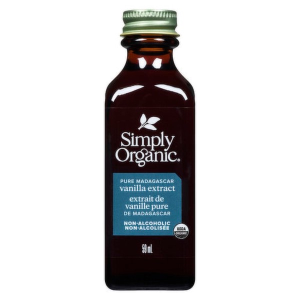 Simply Organic Non-Alcoholic Vanilla Extract, Certified Organic - 59mL Glass Bottle