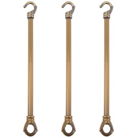 MOLUCKFU Chandelier Load-Bearing Rod Ceiling Light Support Tubewith Hooks