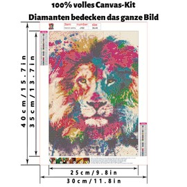 LUYLOM Diamond Art Painting Kit, 5D Diamond Painting, Bead Art, Mosaic Art, Handmade, All Over Paste Type, Embroidery Kit, DIY/Handmade