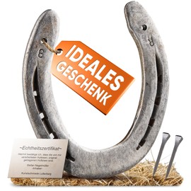 Distribute happiness and give luck - a real horseshoe worn as a good luck charm