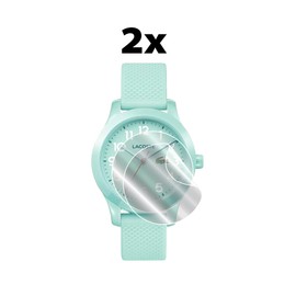 IPG for Lacoste 12.12 Kids´ Quartz TR90 Analog Watch Hydrogel Screen Protector (2 Units) Invisible HD Clear Film Anti Scratch Guard-Smooth/Self-Healing/Bubble Free for 12.12