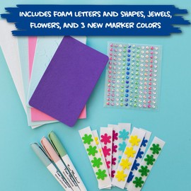 The Eggmazing Egg Decorator The Eggmazing Egg Decorator Easter Egg-cessory Pack - Accessory Pack for Egg Decorating - Markers, Adhesive Jewels and Foam Stickers - Arts and Crafts Kit